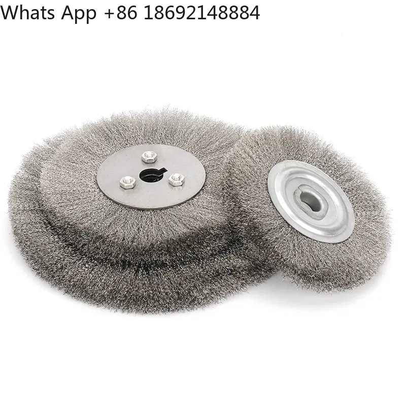 Angle Grinder Wire Brush Wheel - Flat Stainless Steel Wire Wheel for