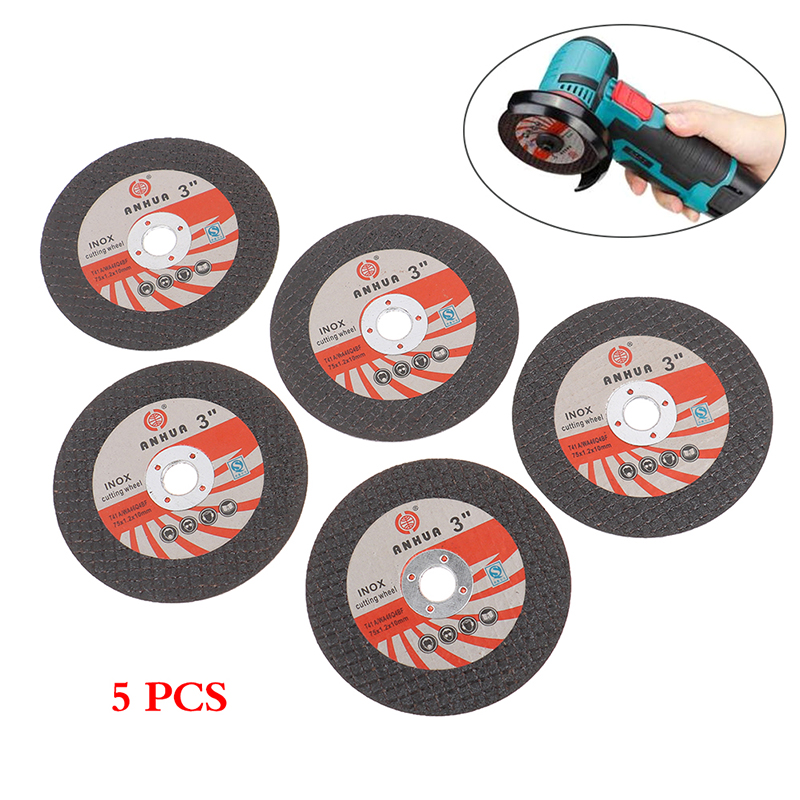 Angle Grinder Flap Disc Set - 5pcs Hole Mini Cutting Disc Circular