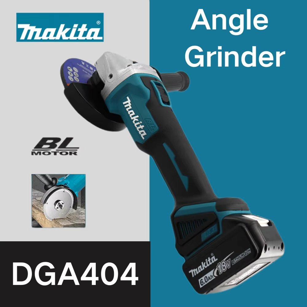 Cordless Angle Grinder 125Mm Brushless - Makita 18V New DGA404 Cordless Grinder