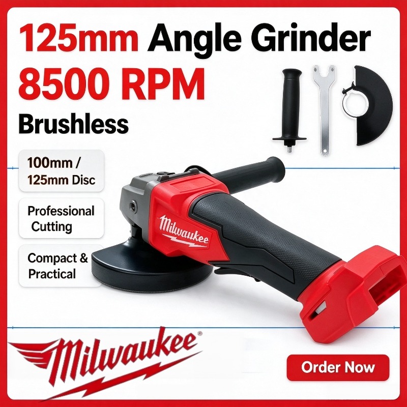 Cordless Angle Grinder 125Mm Brushless - Milwaukee 125mm Brushless Angle Grinder Polishing