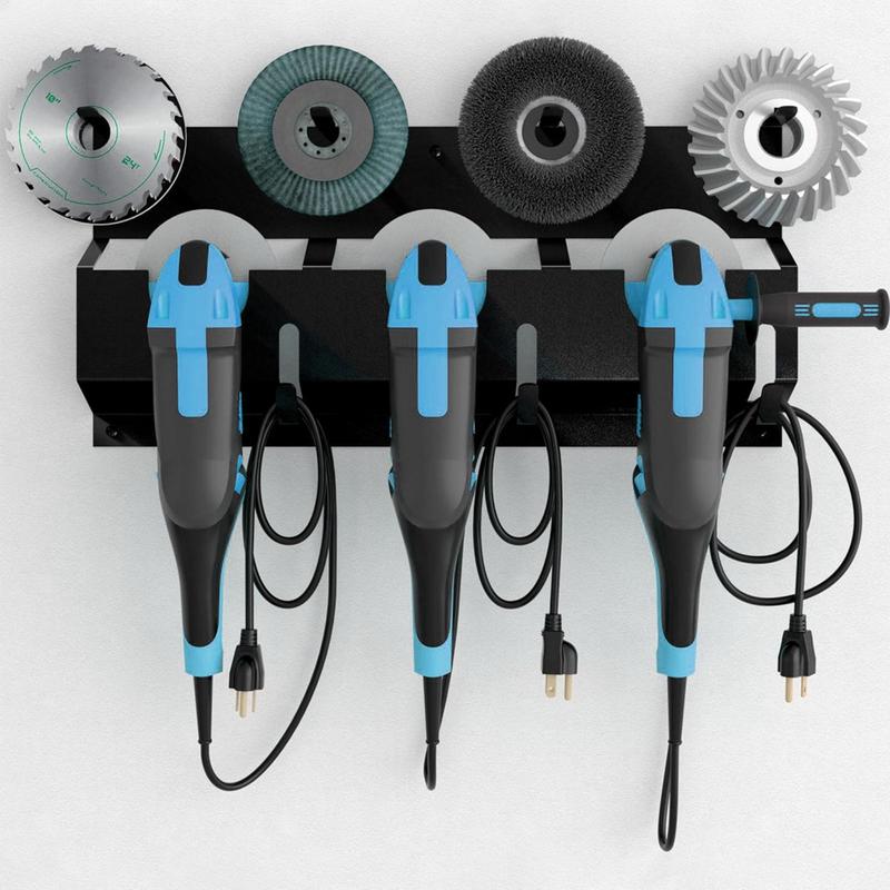 Angle Grinder Flap Disc Set - Wall Mount Angle Grinder Holder Angle