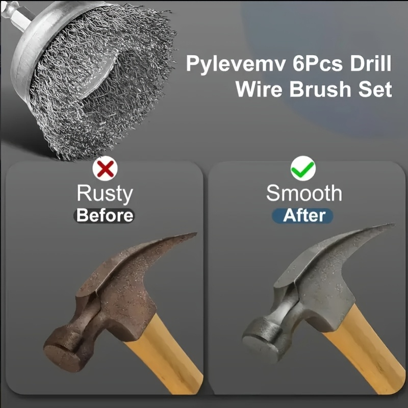 Angle Grinder Wire Brush Wheel - 4pcs Wire Wheels Brush For Metal