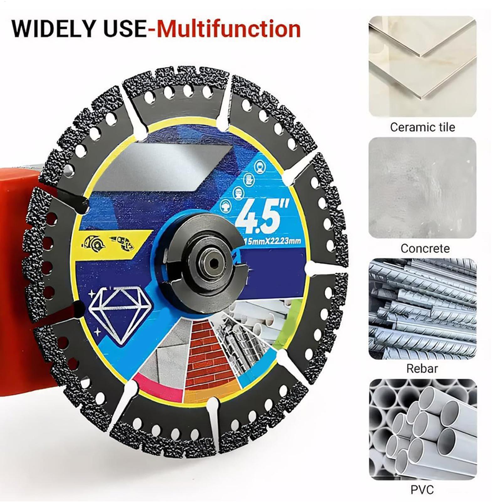 Angle Grinder Diamond Blade Concrete - Saw Disc Wheel 3 pcs 4.5
