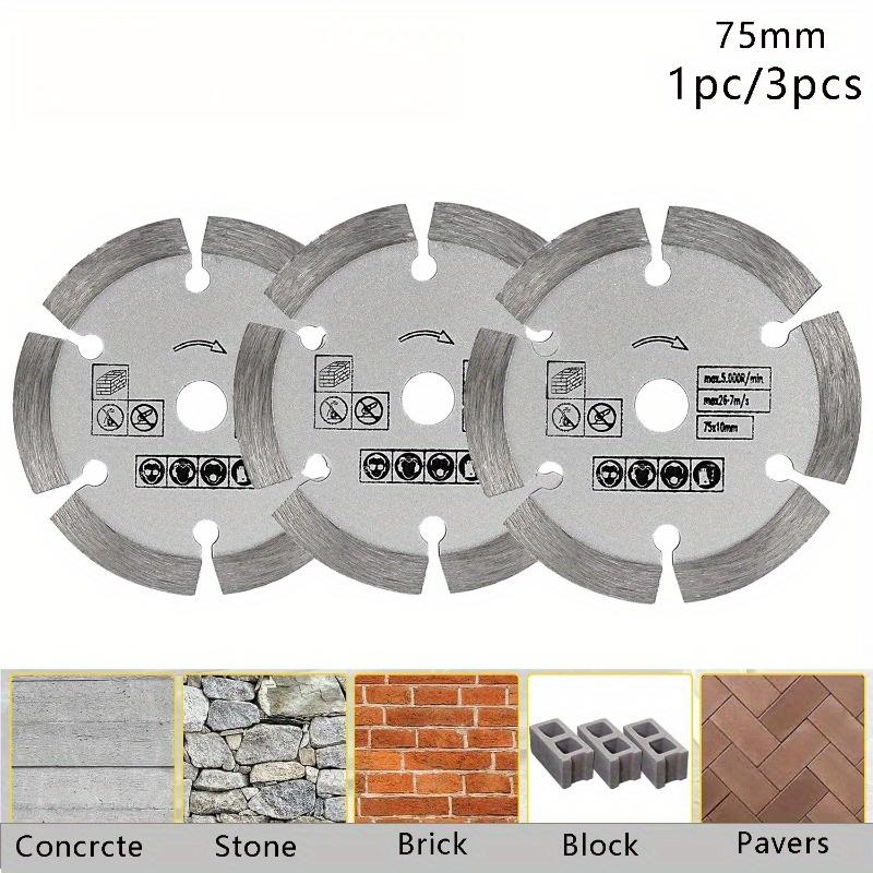 Angle Grinder Diamond Blade Concrete - 1/3pcs 3 Inch Stone Cutting Disc