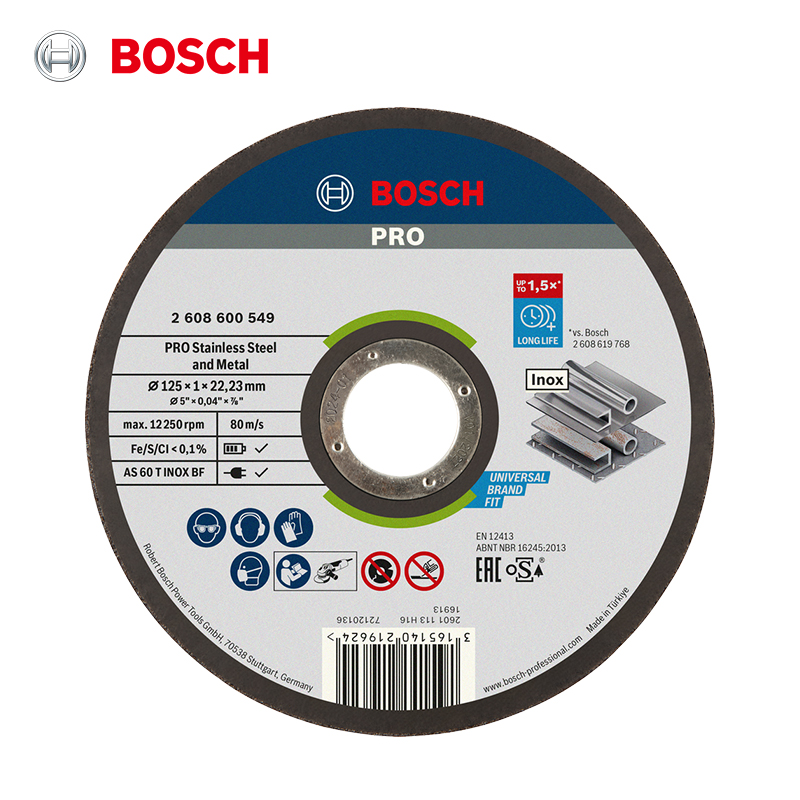 Angle Grinder Cutting Disc 125Mm - Bosch 125mm Cutting Disc Cut Off