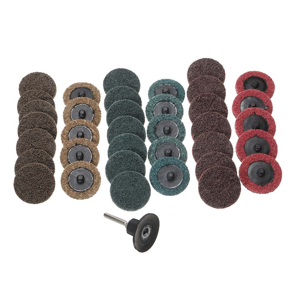 36Pcs 2 Inch Roll Lock Quick C - Grinder Polishing Pad Kit review and price