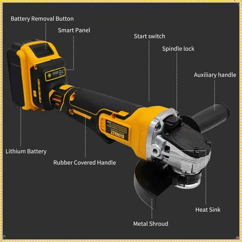 Dewalt DCG406 125MM Brushless  - Cordless Angle Grinder 125Mm Brushless review and price