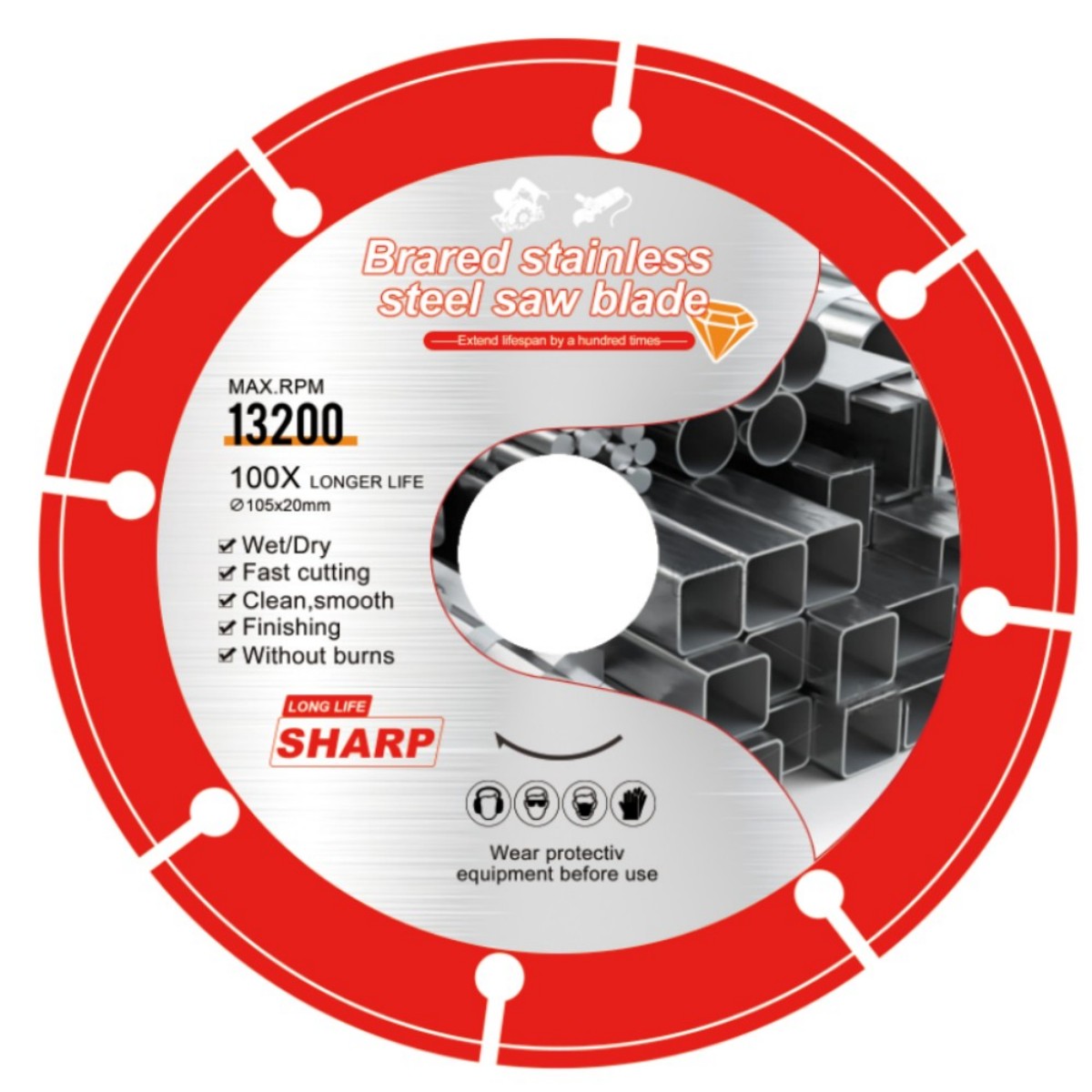 105mm 115mm 125mm Brazed Stain - Angle Grinder Cutting Disc 125Mm review and price