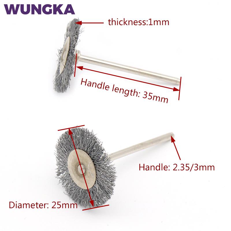 10pcs 2.35/3mm Shank Mini Stai - Angle Grinder Wire Brush Wheel review and price