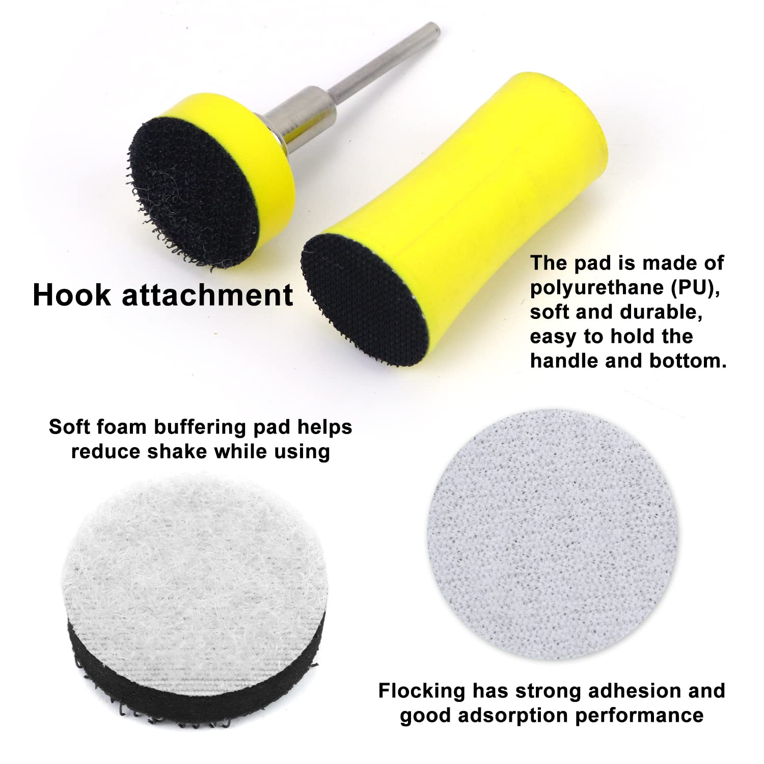 1 Inch Hook & Loop Wet and Dry - Grinder Polishing Pad Kit review and price