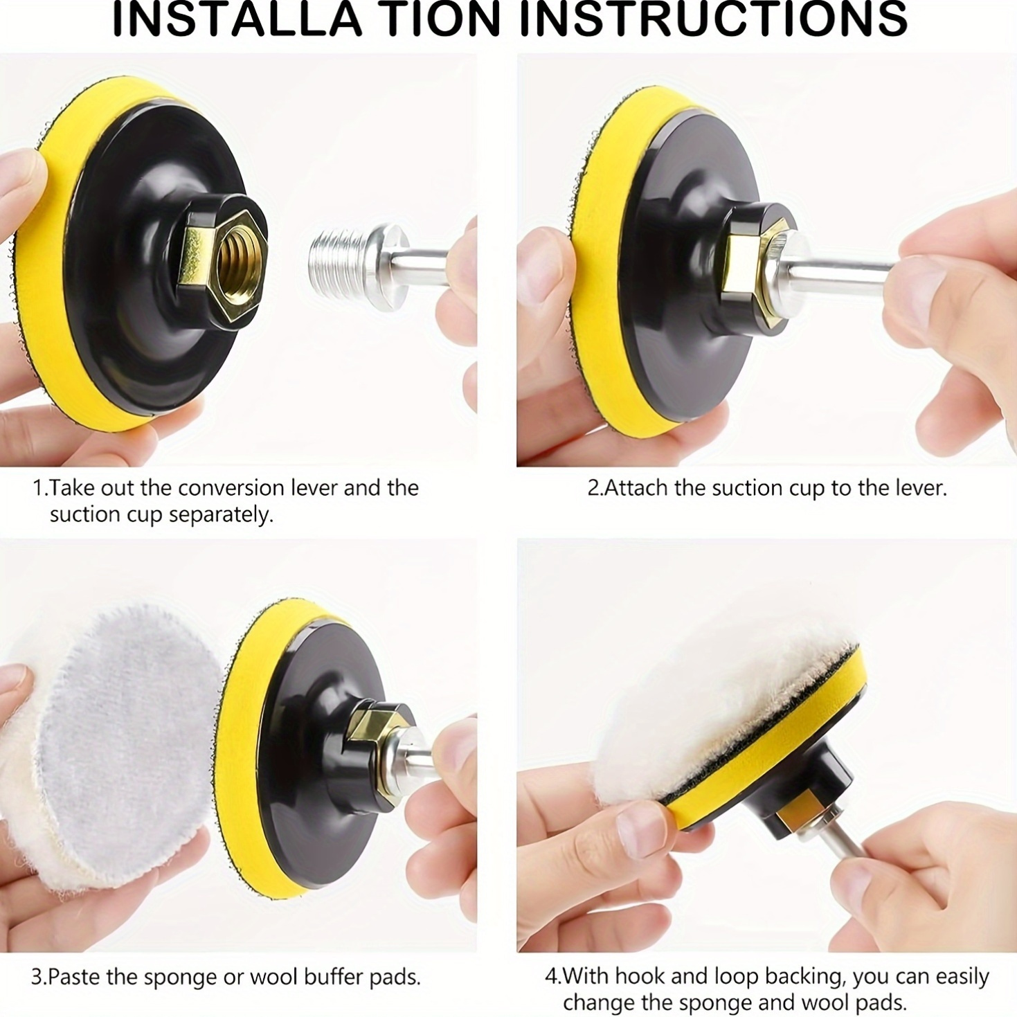 3/5/6Inch Polishing Sponge Pad - Grinder Polishing Pad Kit review and price