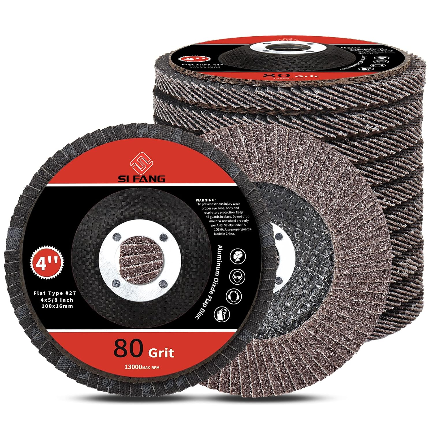 100mm Zirconia Flap Discs T27  - Angle Grinder Flap Disc Set review and price