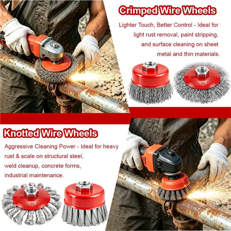 Best-Wire Wheel Brush Set Of 7 - Angle Grinder Wire Brush Wheel review and price