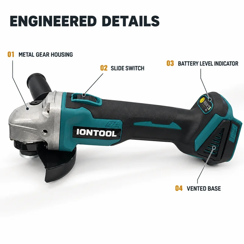IONTOOL Brushless Cordless Ang - Brushless Grinder 100Mm 850W review and price