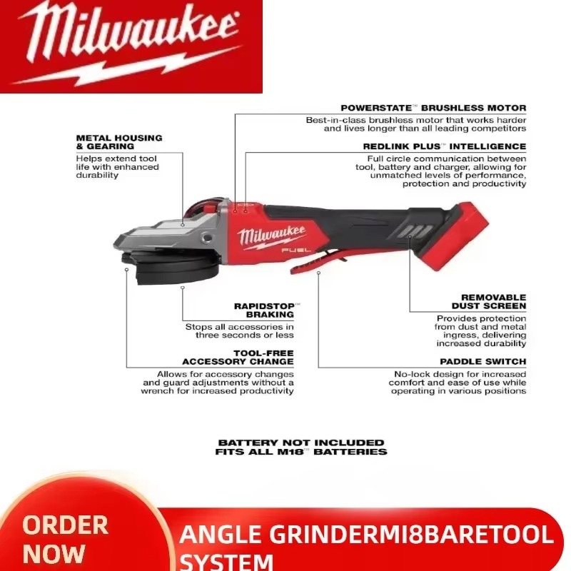 Milwaukee 125mm Brushless Angl - Cordless Angle Grinder 125Mm Brushless review and price