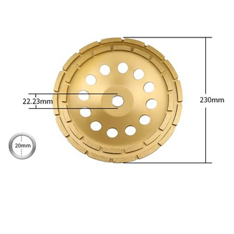 Concrete Diamond Double Row Gr - Angle Grinder Diamond Blade Concrete review and price