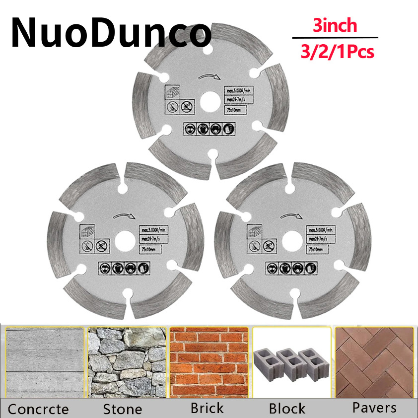 1/2/3Pcs Diamond Cutting Blade - Angle Grinder Diamond Blade Concrete review and price
