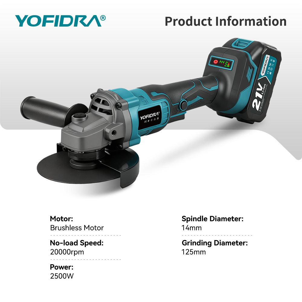 YOFIDRA 125mm Brushless Angle  - Angle Grinder Cutting Disc 125Mm review and price