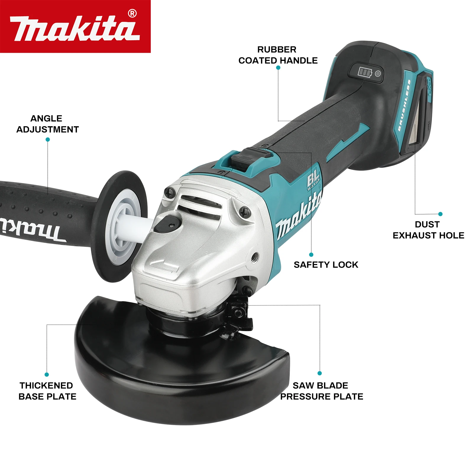 Makita DGA404 18V 125mm Brushl - Cordless Angle Grinder 125Mm Brushless review and price