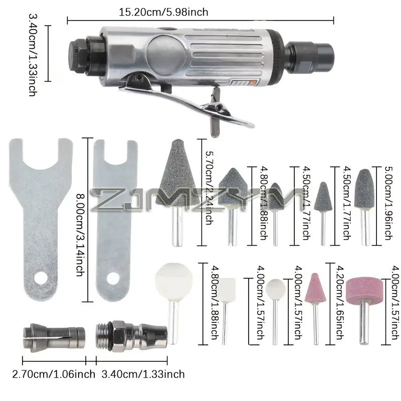 16Pcs/Set 1/4 Inch Car Air Gri - Die Grinder 1/4 Inch Air review and price