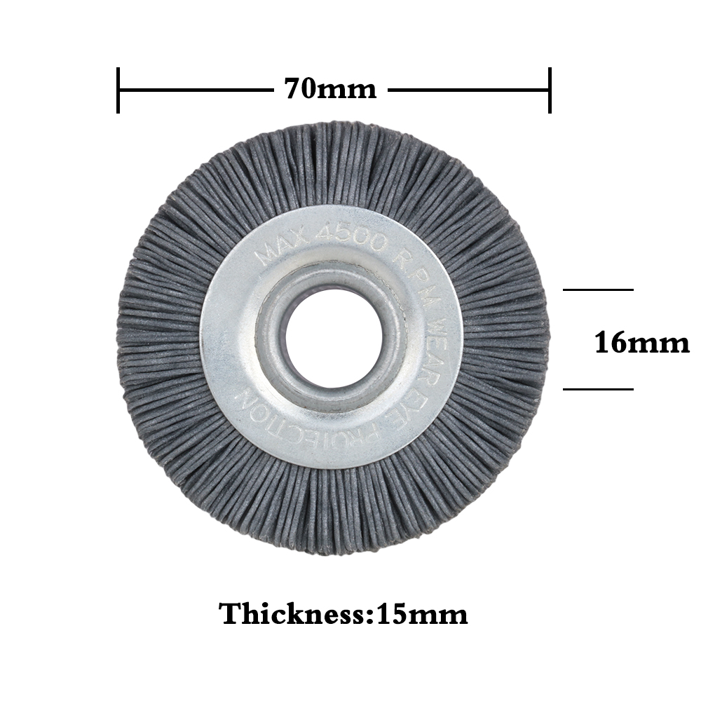 70mm Nylon Wheel Brush Bore 16 - Angle Grinder Wire Brush Wheel review and price