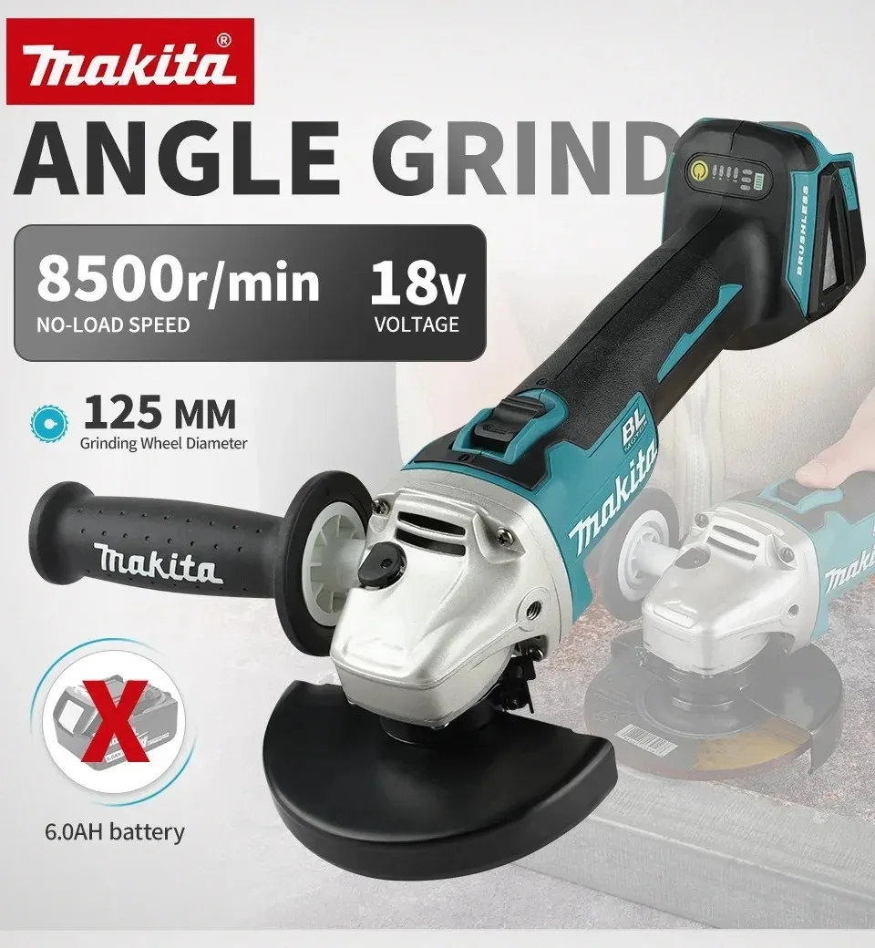 Makita DGA404 125mm Wireless C - Cordless Angle Grinder 125Mm Brushless review and price
