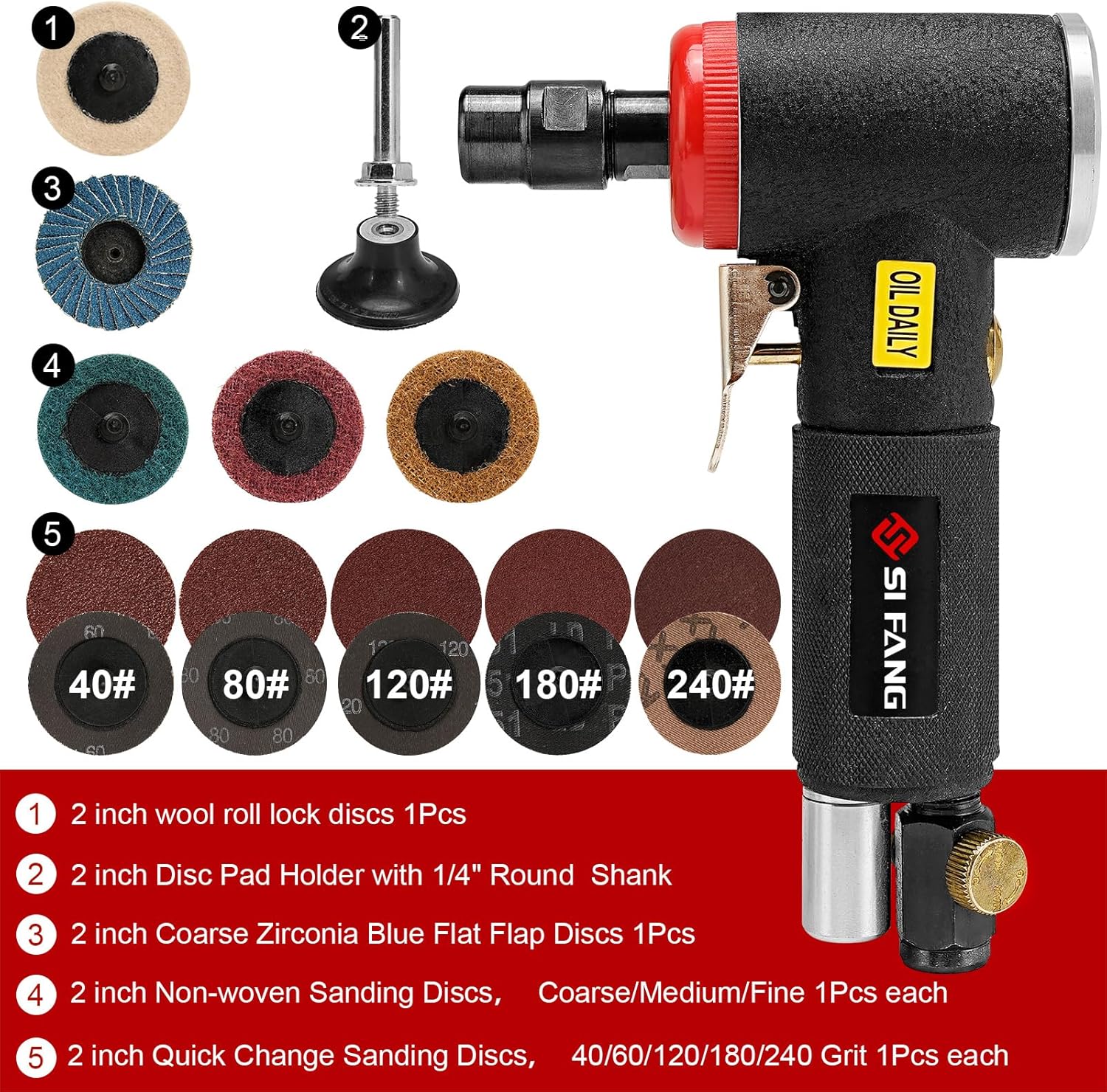 SI FANG Mini Air Angle Die Gri - Die Grinder 1/4 Inch Air review and price