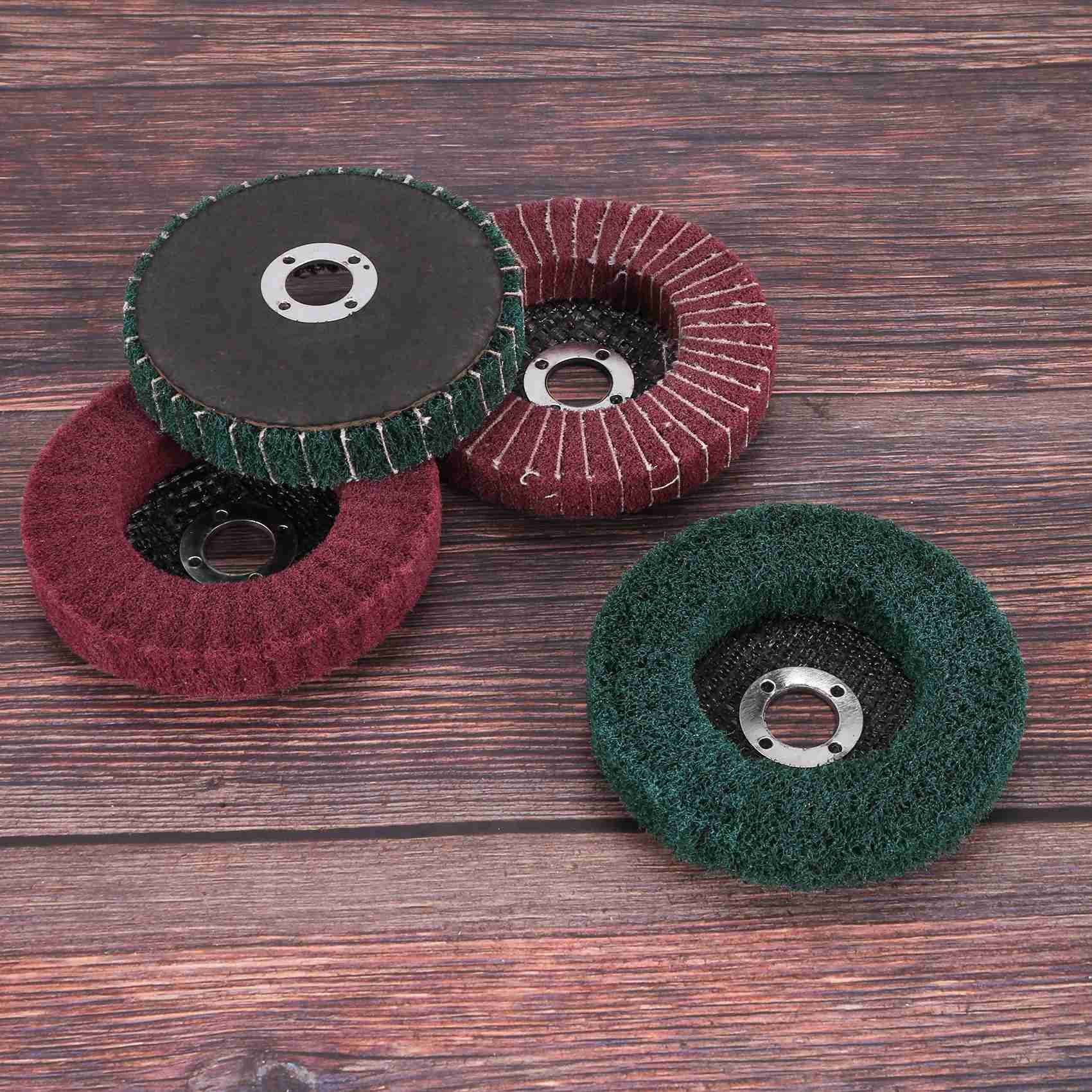 ABHI-8PCS 4 Inch Red & Green N - Angle Grinder Flap Disc Set review and price