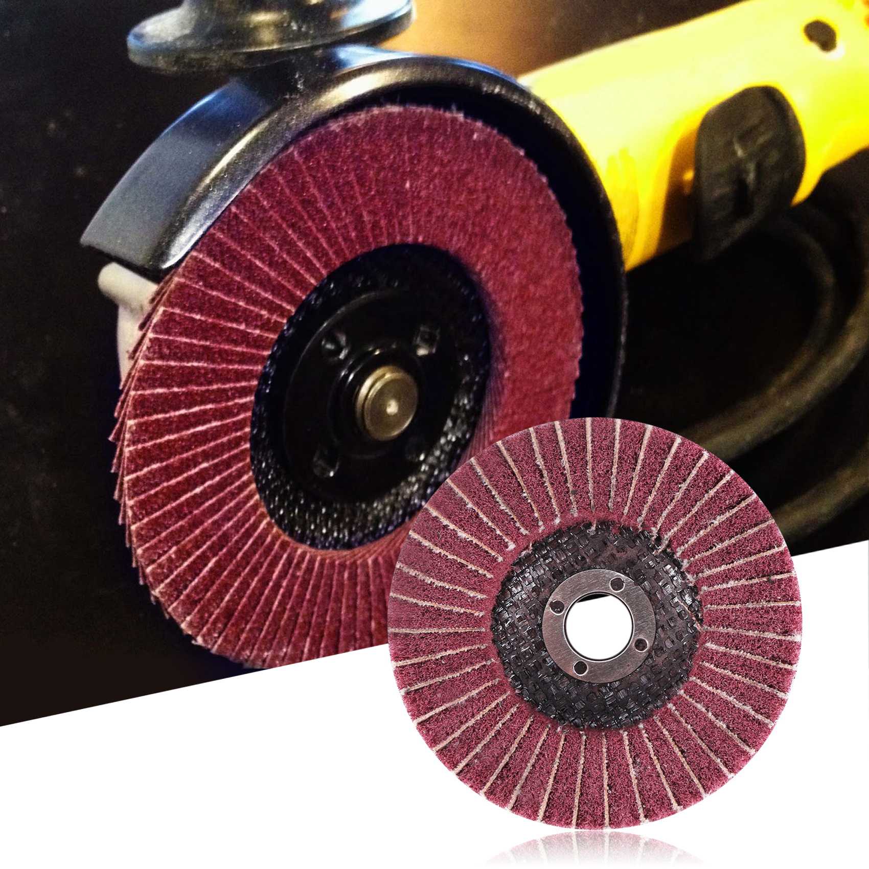 A93E-8PCS 4 Inch Red & Green N - Angle Grinder Flap Disc Set review and price