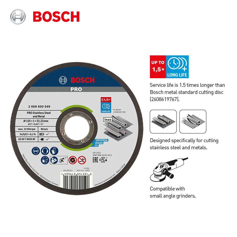 Bosch 125mm Cutting Disc Cut O - Angle Grinder Cutting Disc 125Mm review and price